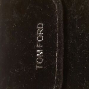 Tom Ford brown velvet eyeglasses case